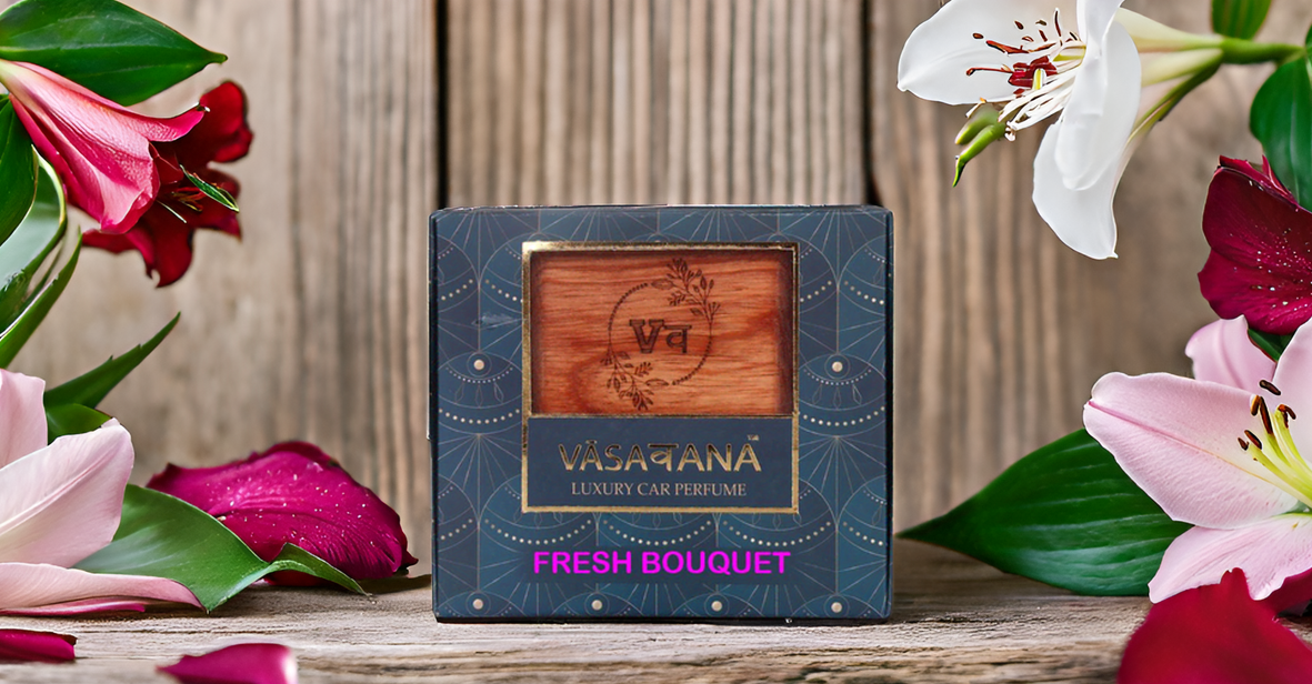 Vāsaवana (Vasavana) Luxury Car Perfume - Fresh Bouquet