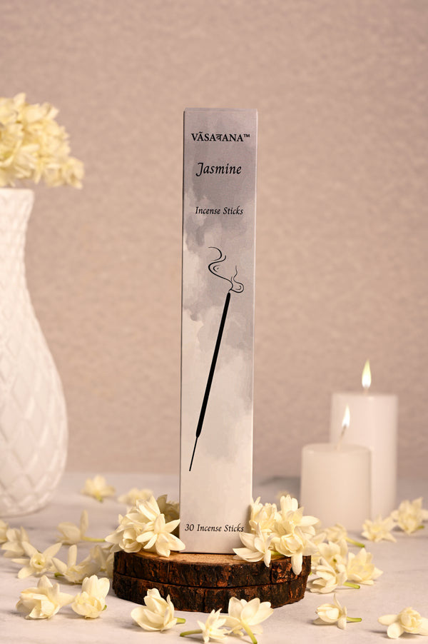 Jasmine Incense Sticks – Pack of 30 | Vasavana