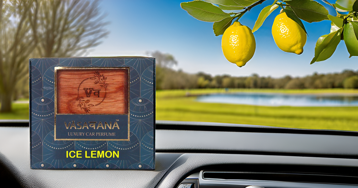 Vāsaवana (Vasavana) Luxury Car Perfume - ICE LEMON